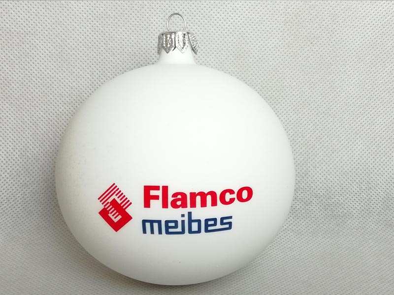 Christmas balls with logo, Personalized Ornaments