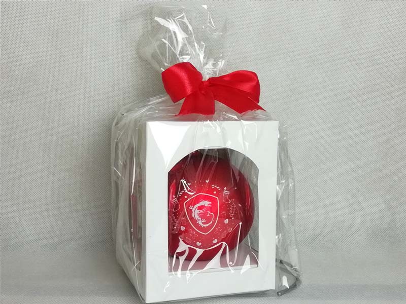 Packages for Christmas balls ornaments